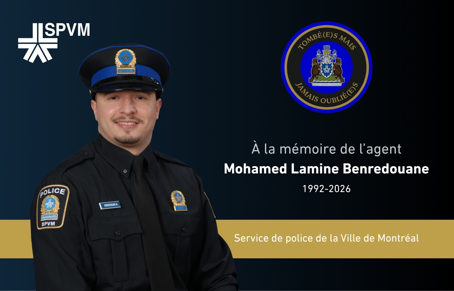 Nouvelle-Aujourd'hui un des nôtres est tombé, mais il ne sera jamais oublié