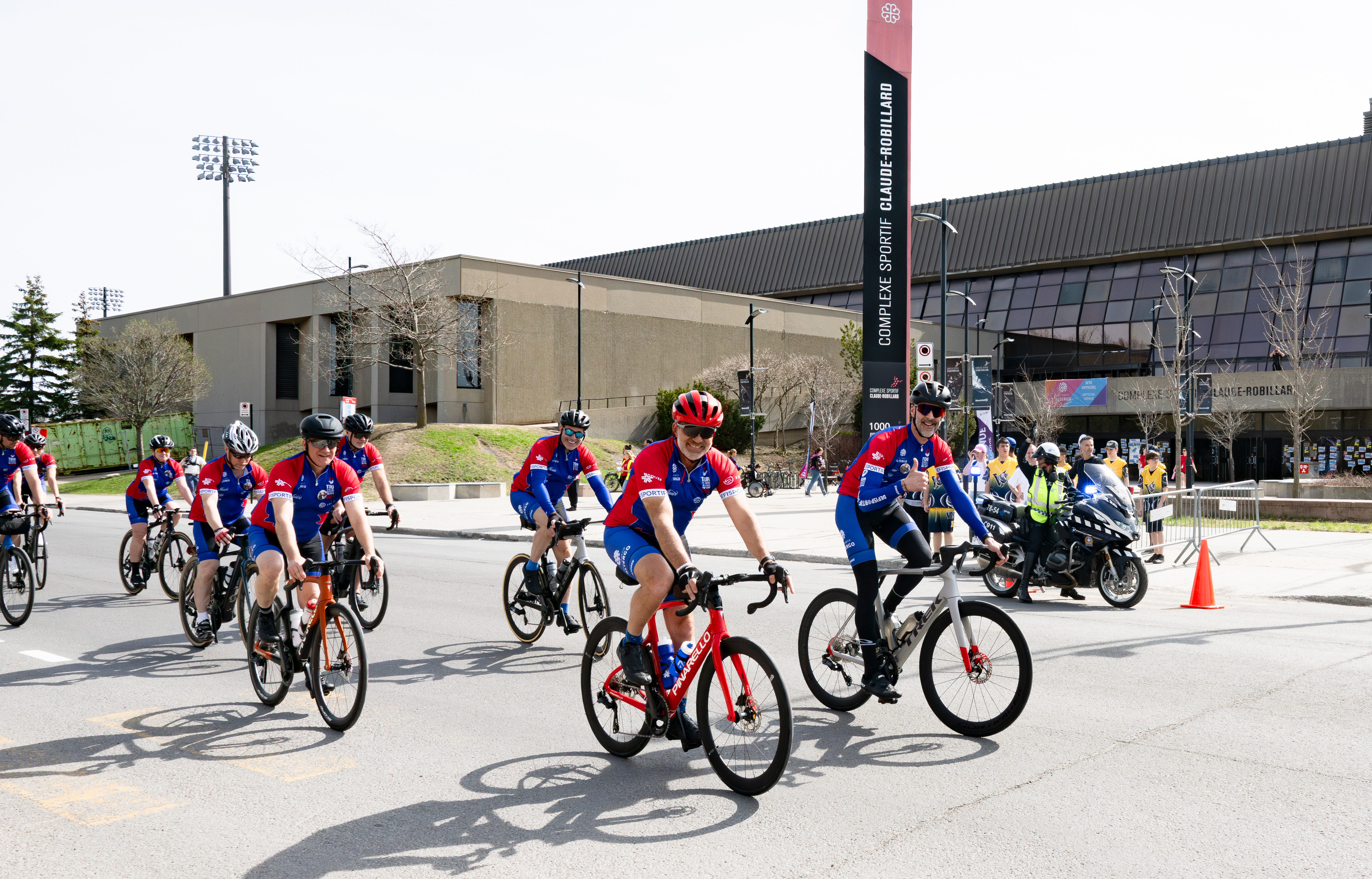 Nouvelle-Départ du Tour cycliste des policiers du SPVM – Édition 2026