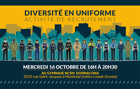 Nouvelle-Diversité en uniforme | Activité de recrutement