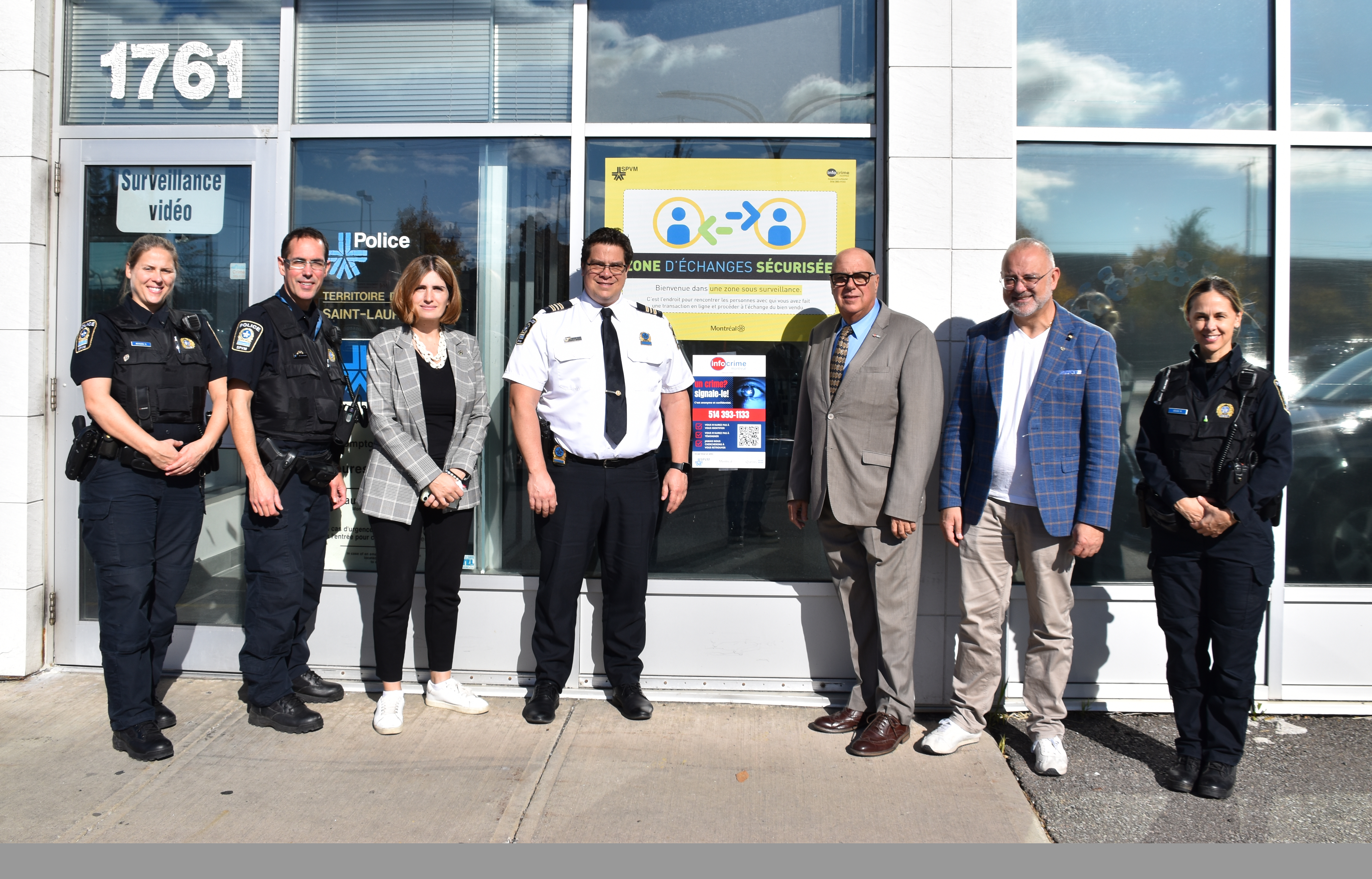 Nouvelle-Saint-Laurent : le PDQ 7 inaugure sa zone d’échanges sécurisée